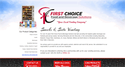 Desktop Screenshot of firstchoicevendingsolutions.com